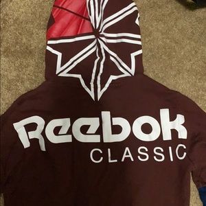 REEBOK Two Tone Full Zip Hoodie XS